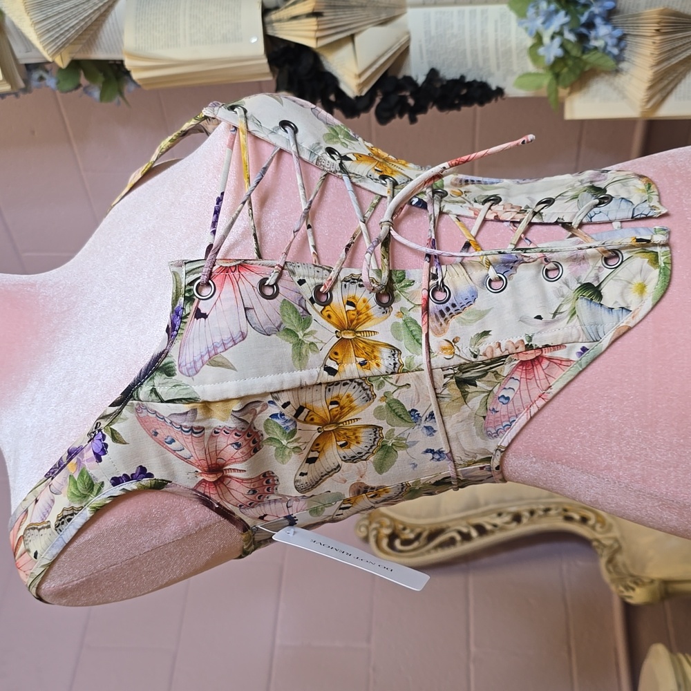 NWT Selkie Sold Out The Butterfly Botanics Duchess Corset XXS Multicolor